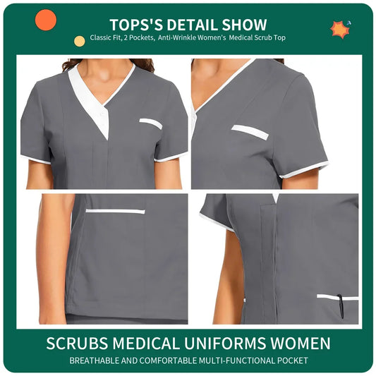 Clinical Workwear Medical Nurse Uniform Scrubs