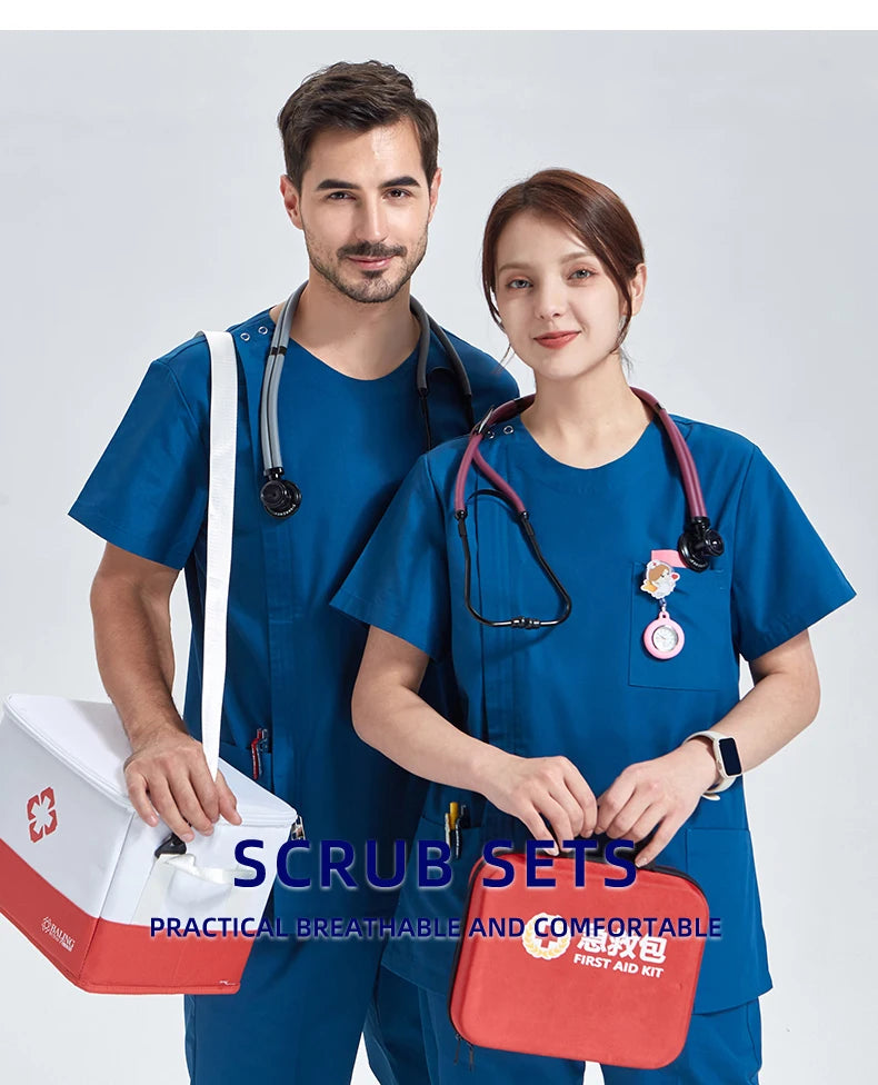 Uniform Medical Scrubs Set – Professional Nurse & Doctor Workwear | Medirubs
