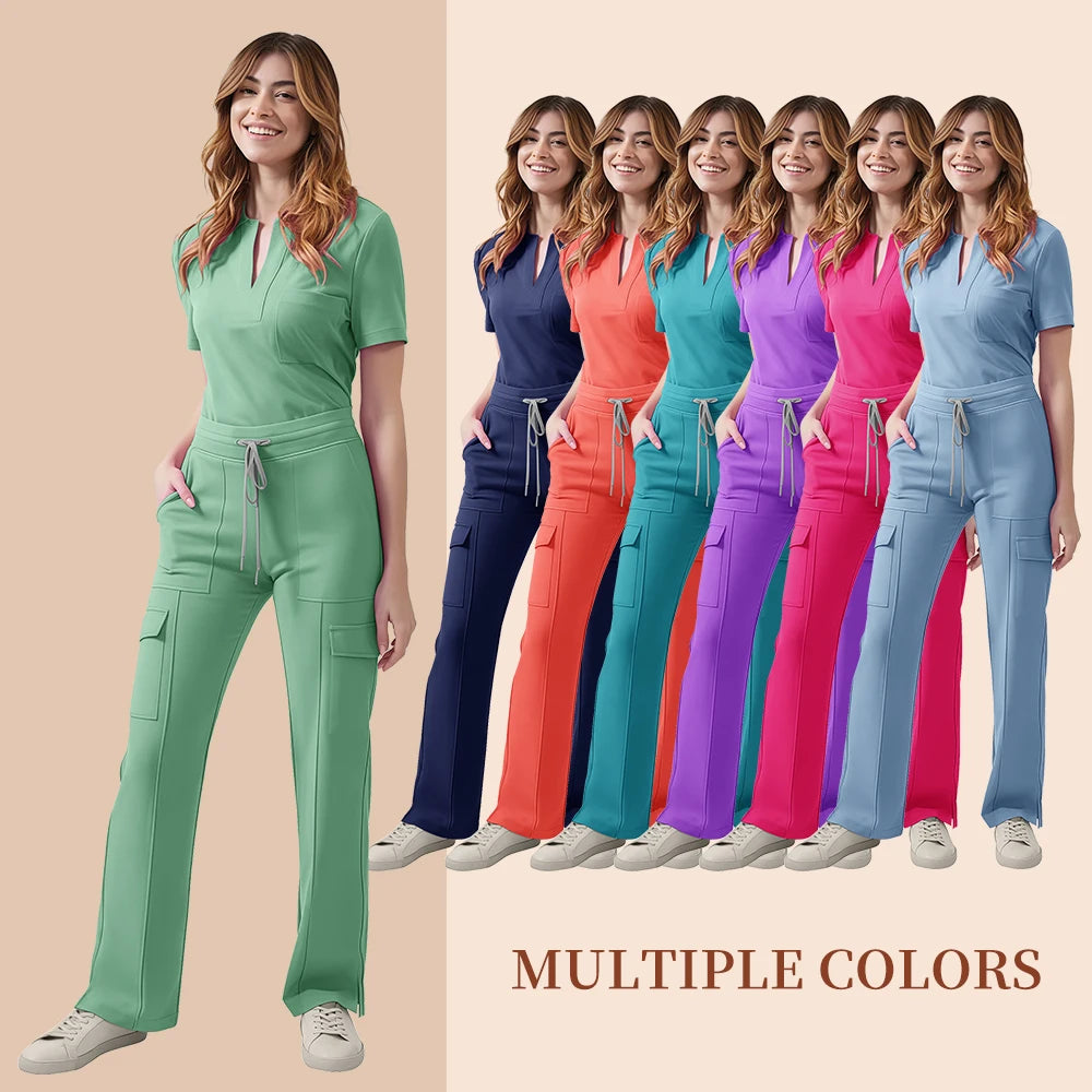 Scrubs Uniform Women Nurse Scrub Set