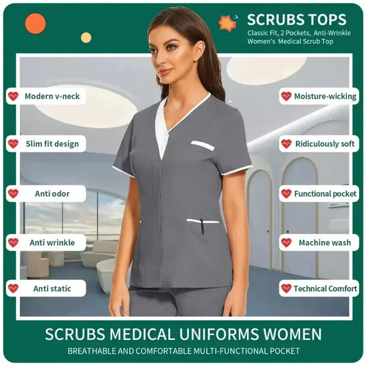 Clinical Workwear Medical Nurse Uniform Scrubs