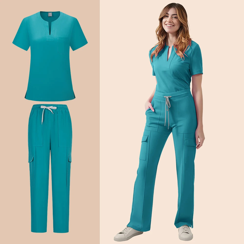 Scrubs Uniform Women Nurse Scrub Set