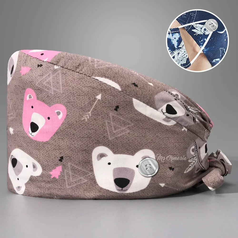 Nurse Scrubs Cap – Adjustable Medical Headwear | Medirubs