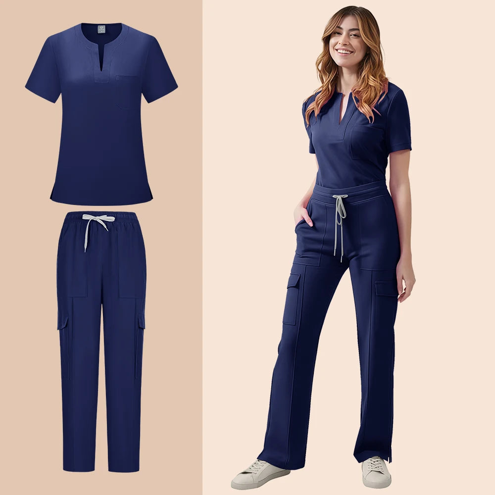 Scrubs Uniform Women Nurse Scrub Set