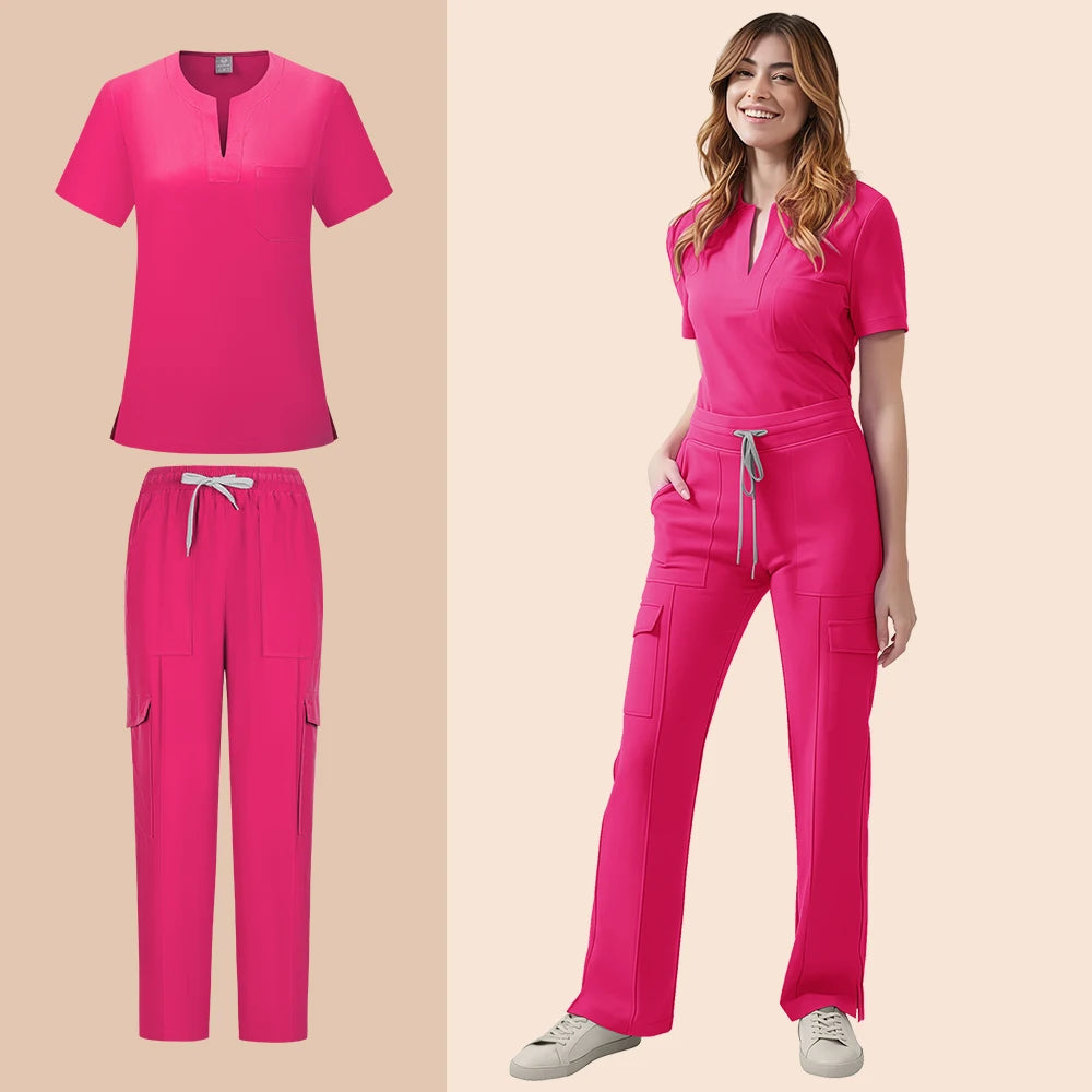 Scrubs Uniform Women Nurse Scrub Set