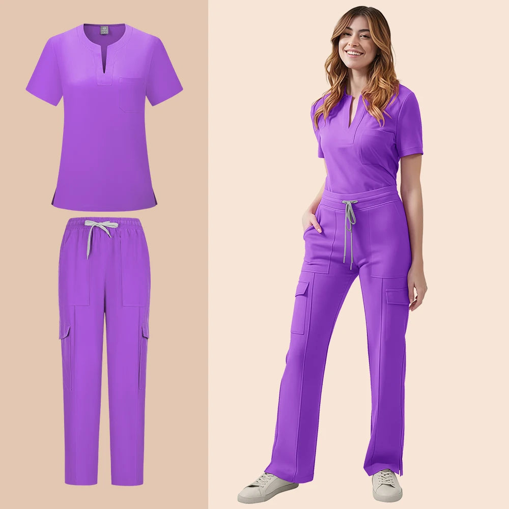 Scrubs Uniform Women Nurse Scrub Set