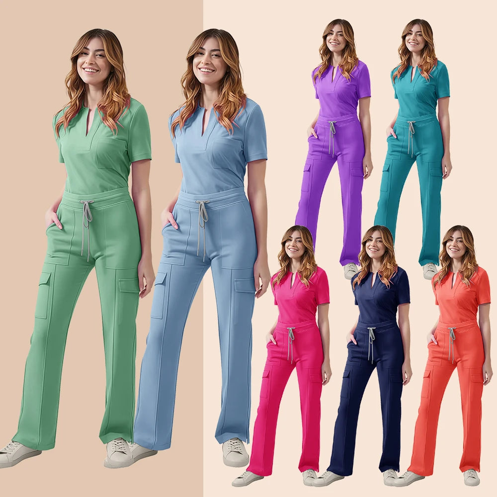 Scrubs Uniform Women Nurse Scrub Set