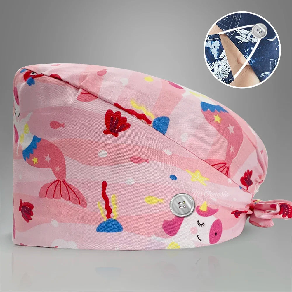 Nurse Scrubs Cap – Adjustable Medical Headwear | Medirubs