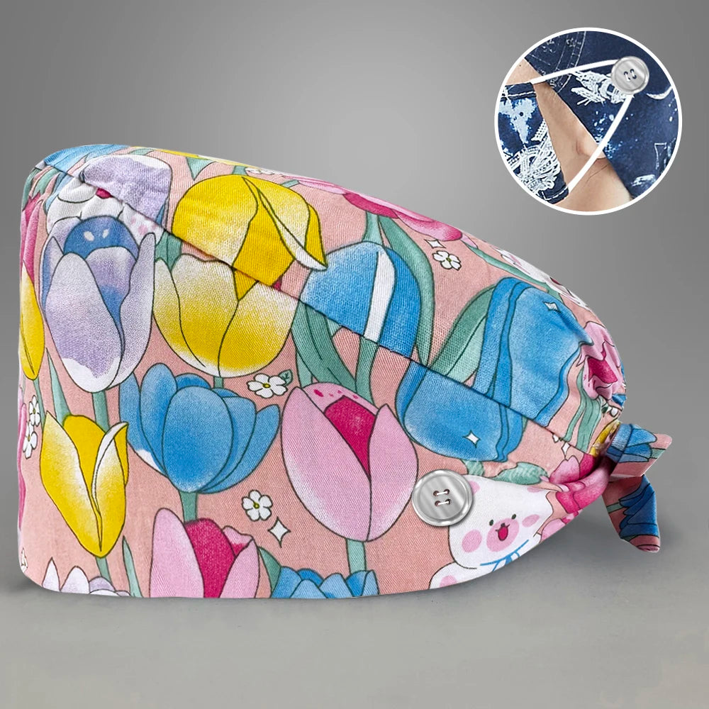 Nurse Scrubs Cap – Adjustable Medical Headwear | Medirubs