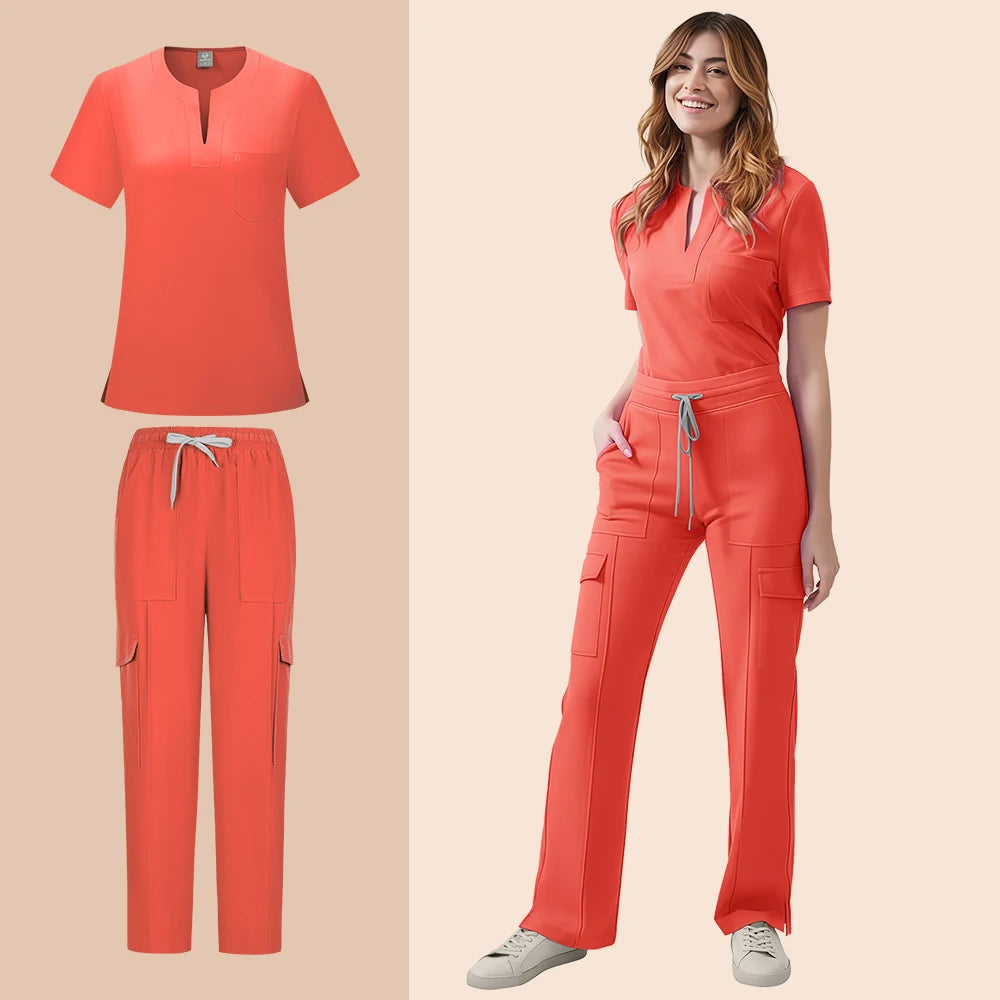 Scrubs Uniform Women Nurse Scrub Set